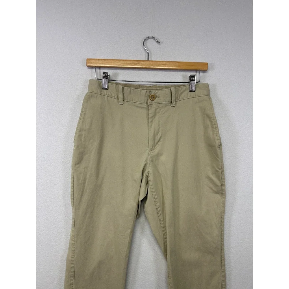 Classic Preppy Banana Republic‎ Mens 30x30 Khaki Aiden Slim Fit Chino Trousers